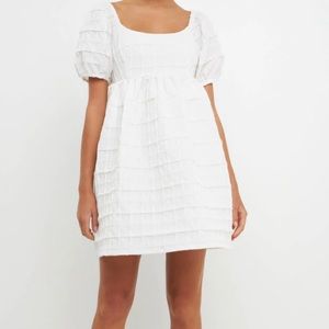 Endless Rose Textured Mini Dress